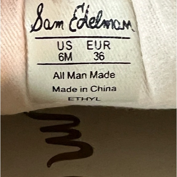 Sam Edelman Ethyl Reptile Print Lace-up Sneakers Size 6M - Picture 9 of 10